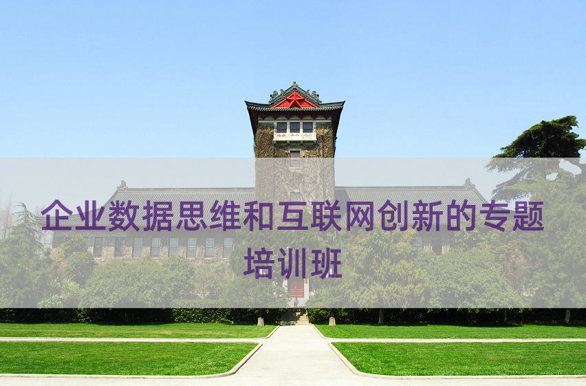 企业数据思维和互联网创新的专题培训班